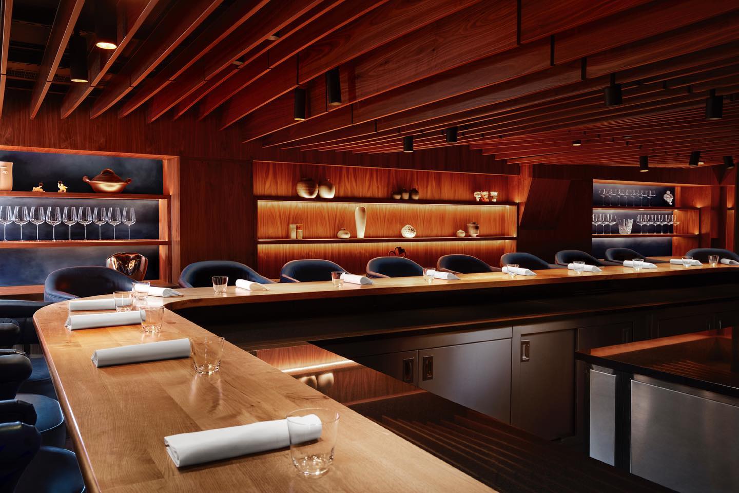 Chef’s Counter Tasting Menu with Sommelier-Selected Wine Pairings at Michelin Two Star Kitchen Table
