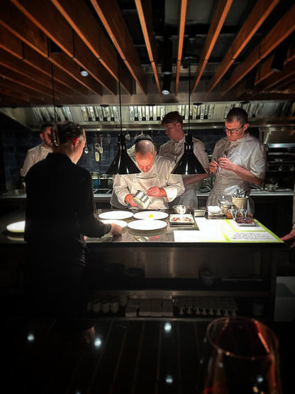 Chef’s Counter Tasting Menu with Sommelier-Selected Wine Pairings at Michelin Two Star Kitchen Table