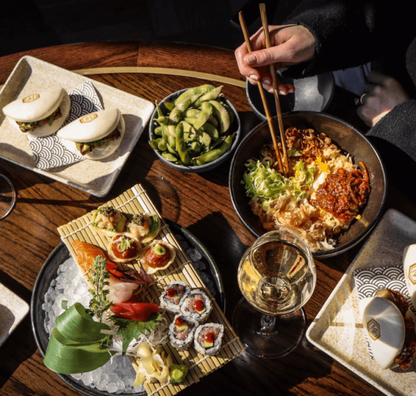 Chef’s Tasting Menu at Lucky Cat 22 Bishopsgate — Window Seat Experience