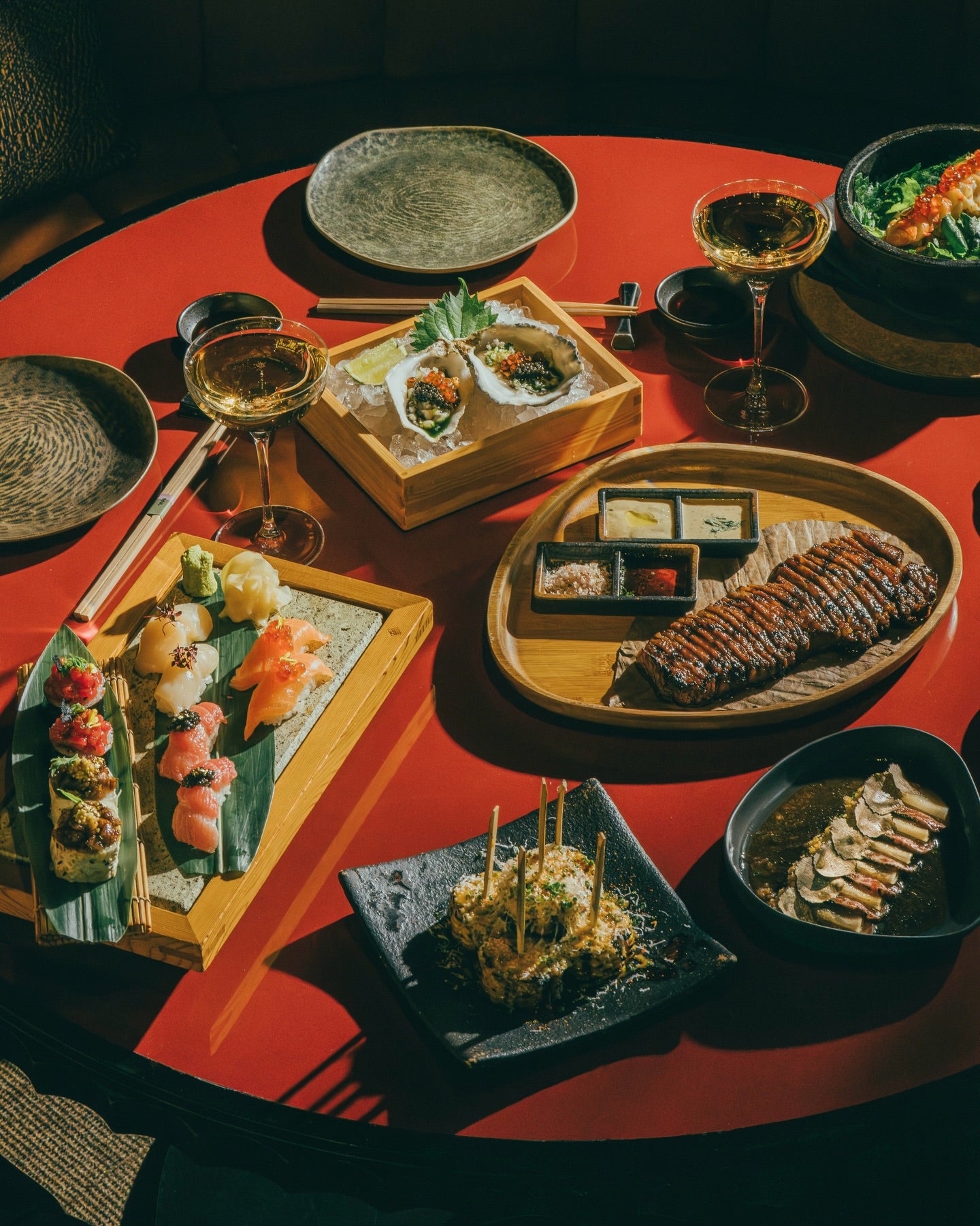 Chef’s Personalized Menu with Cocktail Pairings at Mimi Kakushi