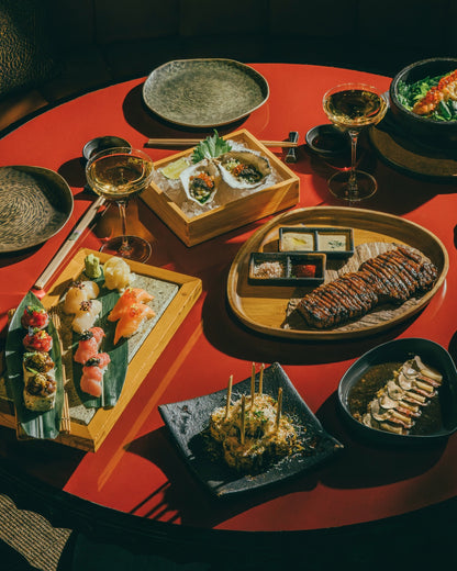 Chef’s Personalized Menu with Cocktail Pairings at Mimi Kakushi