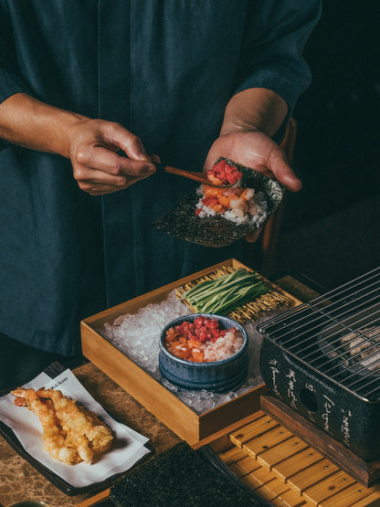 Chef’s Personalized Menu with Cocktail Pairings at Mimi Kakushi