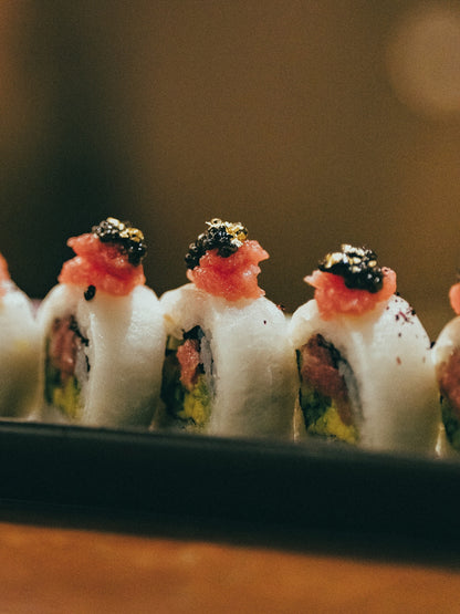 Chef’s Personalized Menu with Cocktail Pairings at Mimi Kakushi