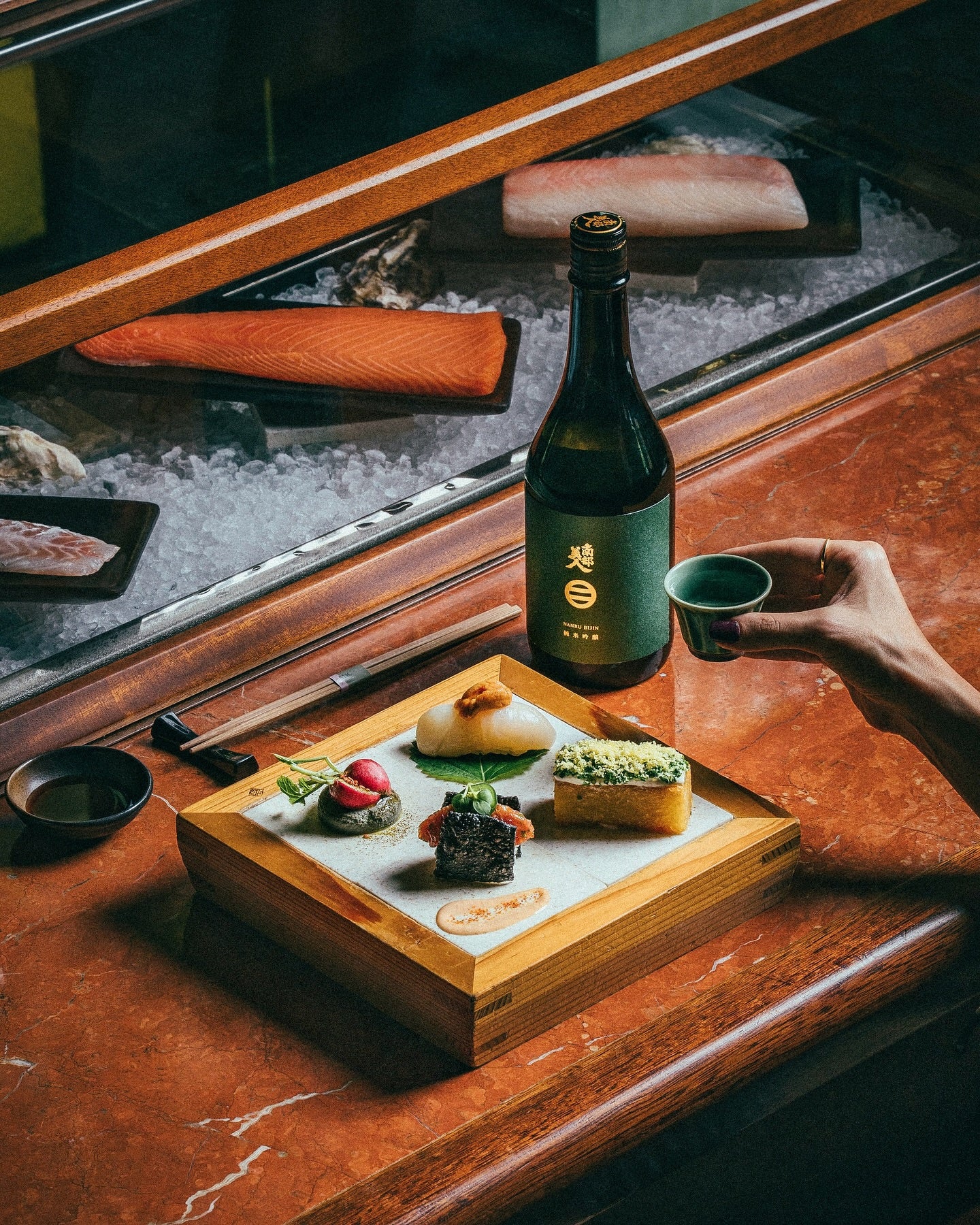 Chef’s Personalized Menu with Cocktail Pairings at Mimi Kakushi