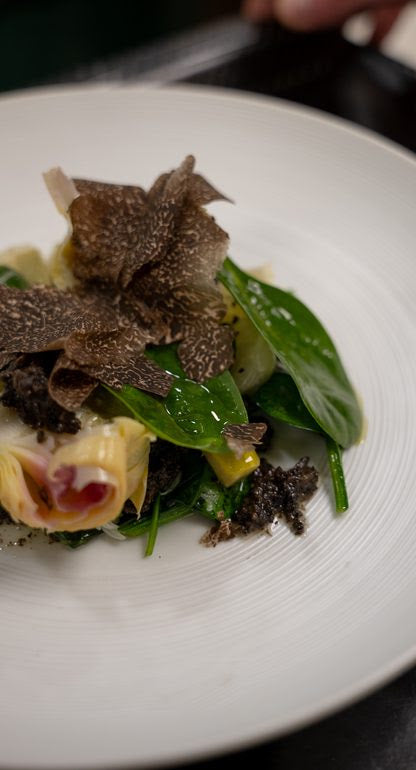 Restaurant étoilé Michelin Astrance - Menu dégustation hors carte du chef